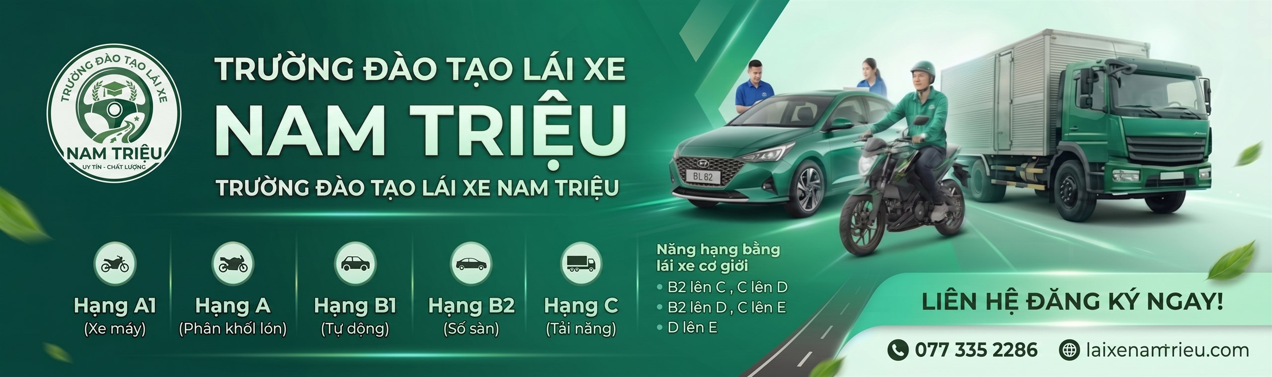 Khóa học lái xe Nam Triệu Hải Phòng